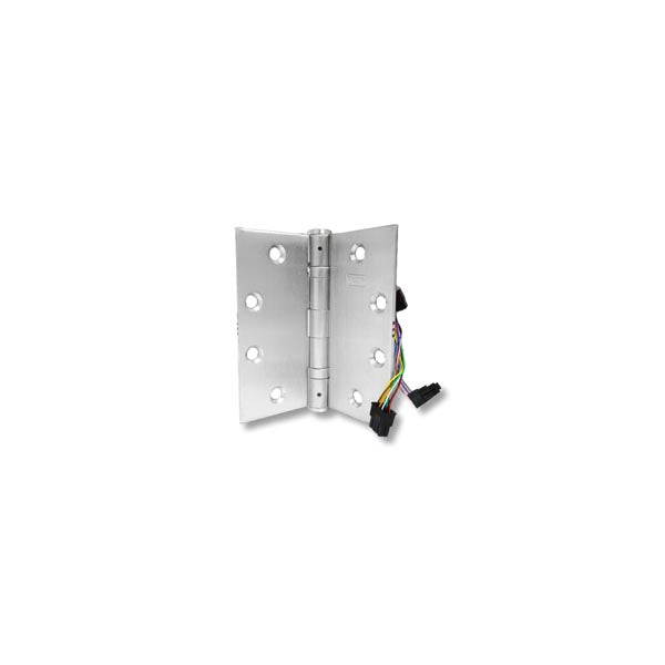 Cal-Royal - ELE4QCBB31 4 1/2" x 4 1/2" - Electrfied Ball Bearing - Satin Chrome - Removable Pin - UHS Hardware
