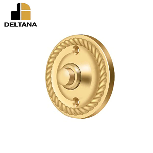 Deltana - Bell Button - Round w/ Rope - Optional Finish