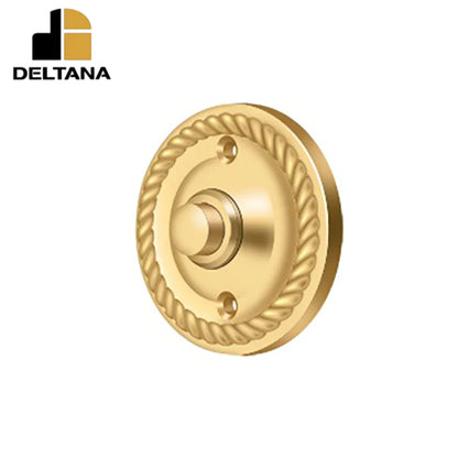 Deltana - Bell Button - Round w/ Rope - Optional Finish