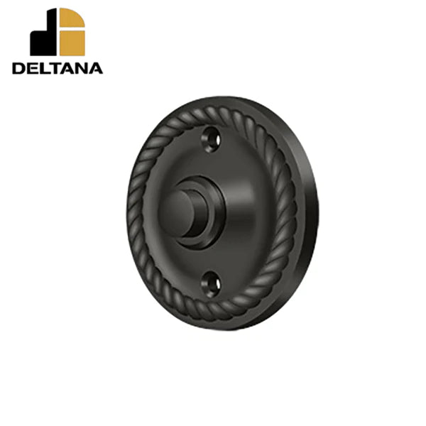 Deltana - Bell Button - Round w/ Rope - Optional Finish