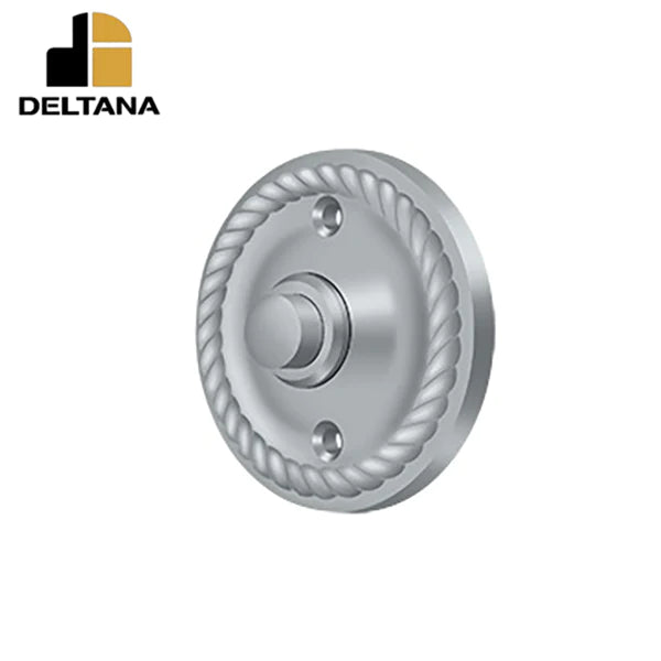 Deltana - Bell Button - Round w/ Rope - Optional Finish