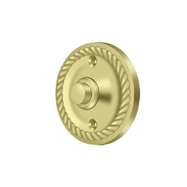 Deltana - Bell Button - Round w/ Rope - Optional Finish