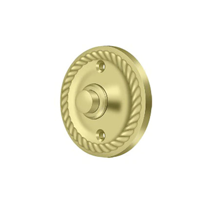 Deltana - Bell Button - Round w/ Rope - Optional Finish