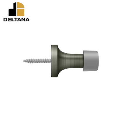 Deltana - 1-3/8" Baseboard Door Bumper - Solid Brass - Optional Finish