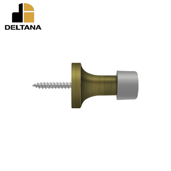 Deltana - 1-3/8" Baseboard Door Bumper - Solid Brass - Optional Finish
