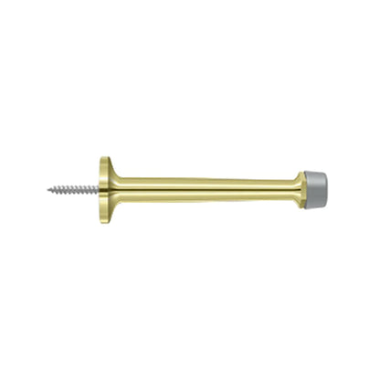 Deltana - 4" Baseboard Door Bumper - Solid Brass - Optional Finish