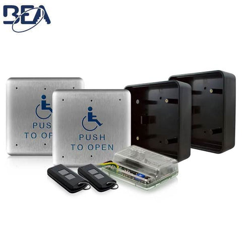 BEA - Wireless Wall Actuator Package - Square - 4.75" - 433 MHz