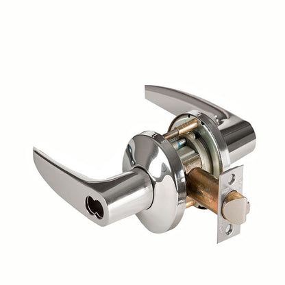 BEST - 9K-57AB16KSTK - Cylindrical Lock Lever Set - 16 Lever - SFIC Less Core - Bright Chrome - Entrance - Grade 1 - UHS Hardware