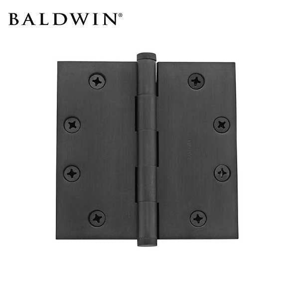 Baldwin - 1045.112.I - Square Corner Hinge - 4.5" x 4.5" - 112 - Venetian Bronze - UHS Hardware