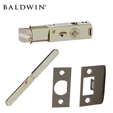 Baldwin Estate - 5015 Classic Knob - 5048 Circle Rose - 102 - Oil Rubbed Bronze - Privacy - Grade 2 - UHS Hardware