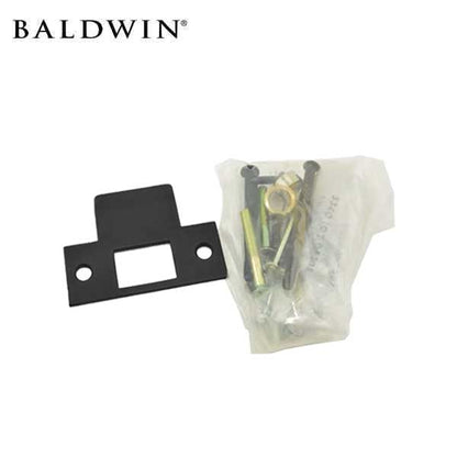 Baldwin Estate Evolved - 5399.A - Sectional and Escutcheon Thick Door Conversion Kit - Single Cyl - Entrance - 190 - Satin Black - UHS Hardware