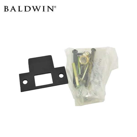 Baldwin Estate Evolved - 5399.A - Sectional and Escutcheon Thick Door Conversion Kit - Single Cyl - Entrance - 190 - Satin Black - UHS Hardware