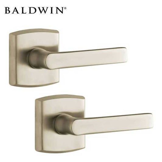 Baldwin Estate - Soho Leverset - R026 Rose - 056 - Lifetime Satin Nickel - Passage - Grade 2 - UHS Hardware