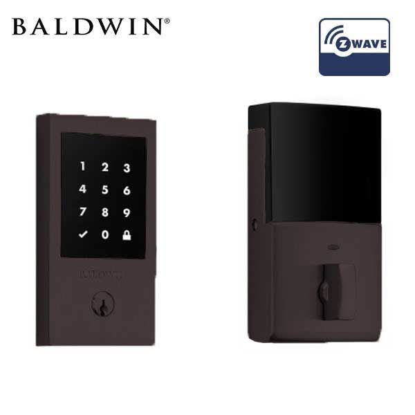 Baldwin Estate - 8225 Minneapolis Electronic Smart Deadbolt - Singl Cyl  - Z-Wave - 112 - Venetian Bronze - Grade 2 - UHS Hardware