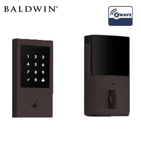 Baldwin Estate - 8225 Minneapolis Electronic Smart Deadbolt - Singl Cyl  - Z-Wave - 112 - Venetian Bronze - Grade 2 - UHS Hardware