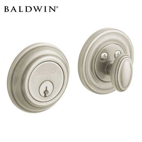 Baldwin Estate - 8231 Traditional Deadbolt - Singl Cyl - 150 - Satin Nickel - Grade 1 - UHS Hardware