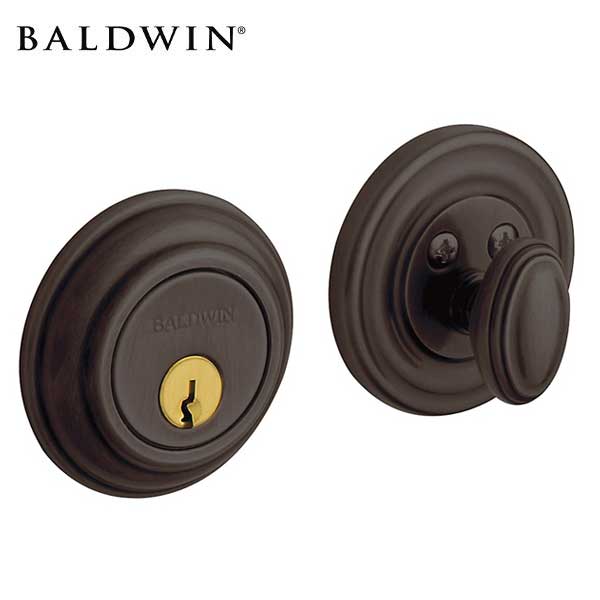 Baldwin Estate - 8231 Traditional Deadbolt - Singl Cyl - 112 - Venetian Bronze - Grade 1 - UHS Hardware
