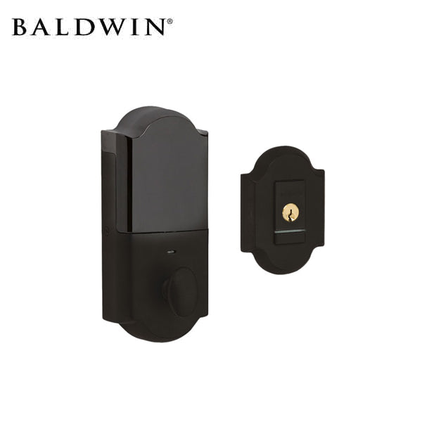 Baldwin Arched - Keyless Entry Deadbolt with Bluetooth Technology - Single Cyl Deadbolt - 112 - Venetian Bronze - Grade 2 - UHS Hardware