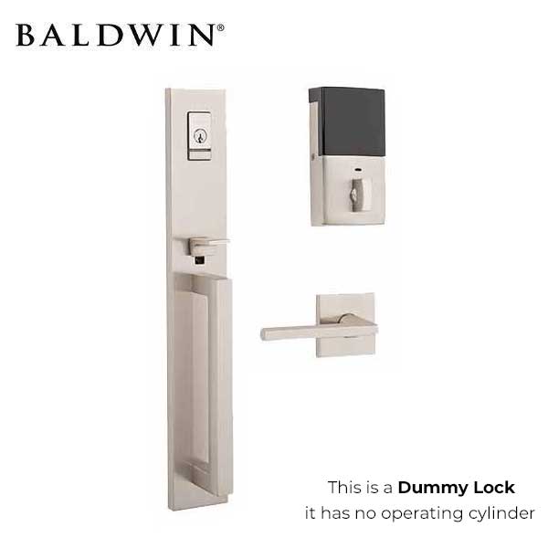 Baldwin - Evolved Minneapolis - Full Dummy Handleset - 5162 Interior Lever - Left Handed  - Satin Nickel - Grade 2 - UHS Hardware