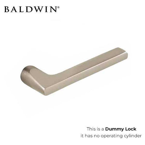 Baldwin - Pair of Estate Levers - without Rosettes - Satin Nickel - UHS Hardware