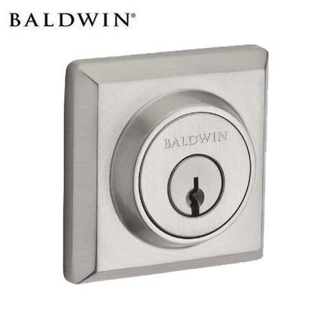 Baldwin Estate - Traditional Square Reserve Deadbolt - Optional Function - 260 - Polished Chrome - Grade 1