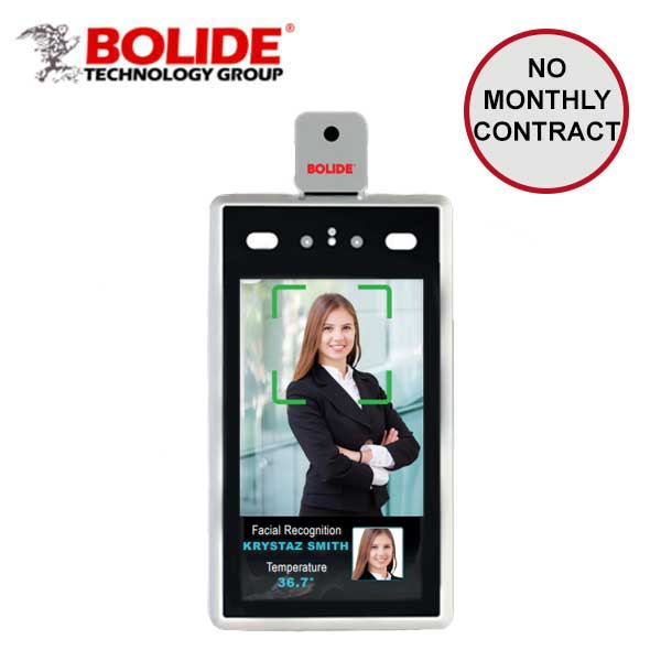 Bolide - 2600 - HDCVI / 2MP / Access Control Camera / Fixed / 4mm Lens / Facial Recognition up to 10ft. / Temperature Reading up tp 3ft. / 12VDC / 3Amp / Aluminum Finish - UHS Hardware