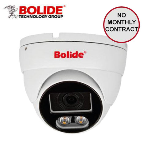Bolide - BC1209FC - HDCVI / 2MP / Eyeball Camera / Fixed / 2mm Lens / Outdoor / IP66 / 50m Whitelight / 12VDC / White - UHS Hardware
