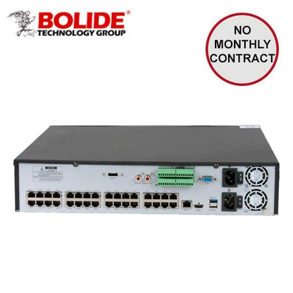Bolide / 32 Channel / 8MP / 4K / NVR / 8 SATA / 64TB HDD / 32 Port POE / NVR-32NXPOE - UHS Hardware