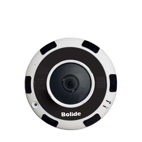 Bolide - IP / 12MP / Fisheye Camera / Fixed / 1.8mm Lens / WDR / 10m IR / 360° Panoramic / 12VDC POE / IP66 / BN1208FE - UHS Hardware