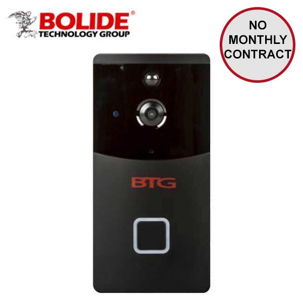 Bolide - DB170P - WIFI Doorbell Camera - 720P/30FPS - 170° View - 2.4GHZ - AC/DC24 or Battery - Black - UHS Hardware