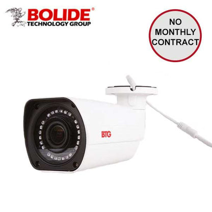 Bolide - N1536 - IP / 5MP / Bullet Camera / Vari-Focal / 2.8-12mm Lens  / IP66 / 35m IR / DC12V PoE / White Finish - UHS Hardware