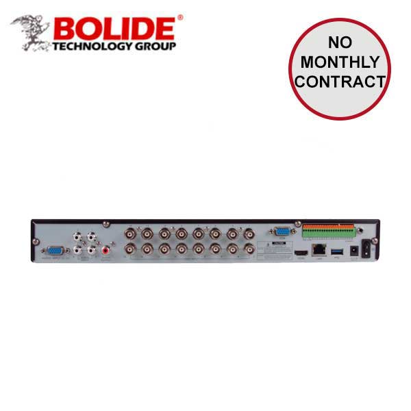 Bolide / Hybrid DVR / 16 Channel / Control Over Coax / 5MP / 4K / 16TB HDD / SVR9516H - UHS Hardware