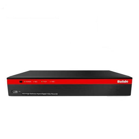 Bolide / Hybrid DVR / 16 Channel / Control Over Coax / 5MP / 4K / 16TB HDD / SVR9516H - UHS Hardware