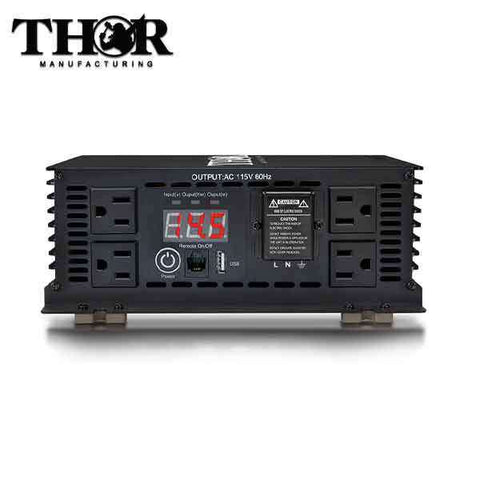 THOR - THMS1500 - 1500 Watt Power Inverter - w/ USB 2.1 - UHS Hardware