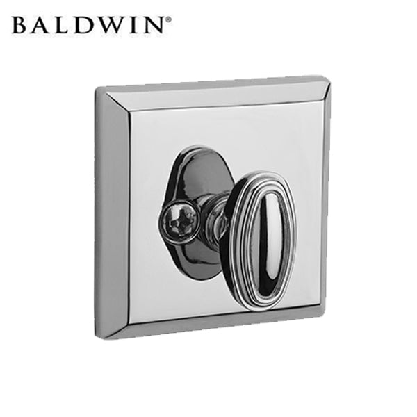 Baldwin Estate - Traditional Square Reserve Deadbolt - Optional Function - 260 - Polished Chrome - Grade 1 - UHS Hardware