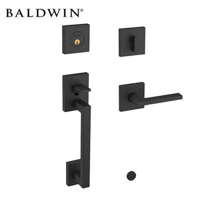 Baldwin Estate - 85390.LENT - Minneapolis Sectional Handleset - Singl Cyl - 102 - Oil Rubbed Bronze - Grade 2 - LH
