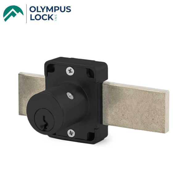Olympus - 100DR - Deadbolt Door Lock - D4291 4-pin - Long Bolt - N Series National - Matte Black - 15/16" - Optional Keying - Non Handed - Grade 1 - UHS Hardware