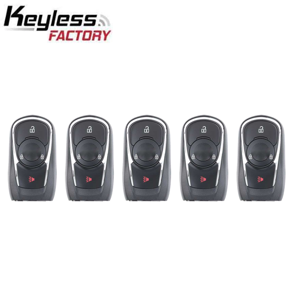 5 x 2018-2020 Buick Encore / 3-Button Smart Key / PN: 13506667 / HYQ4AA (AFTERMARKET) (Pack Of 5) - UHS Hardware