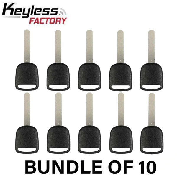 10 x 2003-2017 HO03 Honda / Acura Transponder Key (46 Chip) (AFTERMARKET) ( Pack of 10) - UHS Hardware