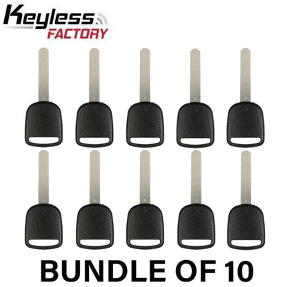 10 x 2003-2017 HO03 Honda / Acura Transponder Key (46 Chip) (AFTERMARKET) ( Pack of 10) - UHS Hardware