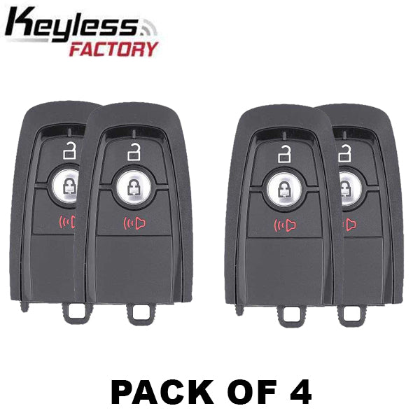 4 x 2017-2022 Ford / 3-Button Smart Key /  M3N-A2C93142300 (AFTERMARKET) (Pack of 4) - UHS Hardware