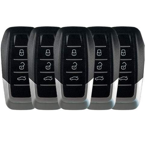 5 x Xhorse - XKFEF1EN / 3-Button Universal Remote Key for VVDI Key Tool (Wired) (Pack of 5) - UHS Hardware