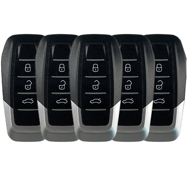 5 x Xhorse - XKFEF5EN / 3-Button Universal Remote Key for VVDI Key Tool (Wired) (Pack of 5) - UHS Hardware