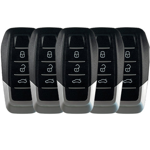 5 x Xhorse - XKFEF5EN / 3-Button Universal Remote Key for VVDI Key Tool (Wired) (Pack of 5) - UHS Hardware