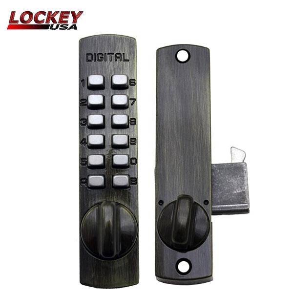 Lockey - C150 - Mechanical Keypad Keyless Hook Bolt - for Sliding Glass Doors - UHS Hardware