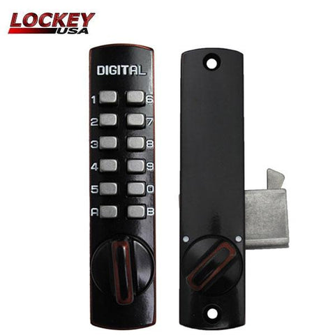 Lockey - C150 - Mechanical Keypad Keyless Hook Bolt - for Sliding Glass Doors - UHS Hardware