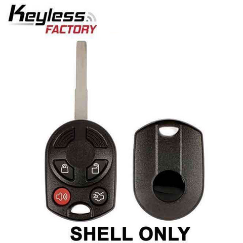 2011-2020 Ford / 4-Button Remote Head Key SHELL / HU101 / OUCD6000022 CWTWB1U722  (RHS-FD-1516) - UHS Hardware