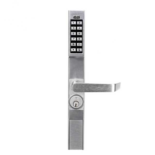 Alarm Lock Trilogy - DL1300NW - Narrow-Stile Digital Keypad Lever Lock - Networx -  Wireless Access - 26D - Satin Chrome - Grade 1 - UHS Hardware