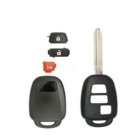 2012-2017 Toyota Scion / 3-Button Remote Head Key SHELL / TR47 / MOZB52TH, GQ4-52T, HYQ12BDM (RHS-TOY-1375) - UHS Hardware