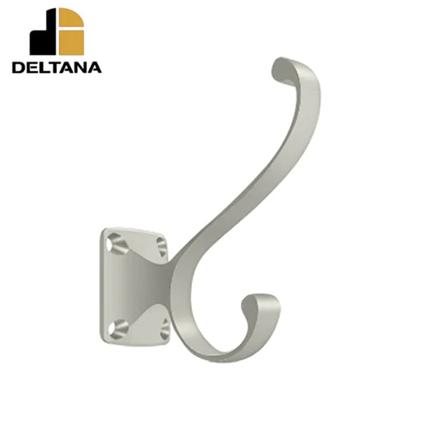 Deltana - Heavy Duty - Coat - 1-1/2" x 1-1/4" Base Size - Optional Finish
